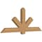 Ekena Millwork Kennewick Timber Gable Bracket, Western Red Cedar, 72"W x 30"H x 3 1/2"D x 5 1/2"F, 10/12 Pitch GBW072X30X0406KEN00SWR - alternate 2